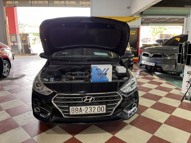 Độ đèn nâng cấp ánh sáng Nâng cấp bi pha tăng sáng cho xe Hyundai Accent